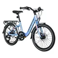 VELO MUSCULAIRE VTT 20 LEADER FOX GAMP 2025 FILLE BLEU CIEL 6V (TAILLE ENFANT 120 à 135 cm)