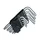 CLE TORX A TROU (JEU DE 9 T10 à T50)  -P2R-
