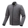 BLOUSON MOTO PRINTEMPS/ETE HOMME TUCANO OVETTO SOFTSHELL GRIS FONCE RESPIRANT, DEPERLANT, COUPE-VENT TAILLE XXL (2XL) CERTIFIE CE-CLASSE A (SELON LA DIRECTIVE EN17092-2020)