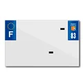 BANDE PLAQUE MOTO 210x130 POUR PVC VIERGE DEP. 83/EURO (VENDU A L'UNITE)