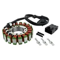 STATOR ALLUMAGE MOTO ADAPTABLE KAWASAKI 750 Z750 2007>2012, 800 Z800 2013>2015, 1000 Z1000 2007>2009 (18 POLES) (OEM: 210030133) -MAGNETI MARELLI
