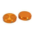 FORK TUBE COVERS FOR KTM 125 DUKE ALU CNC - ORANGE (PAIR)  -AVOC-