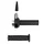 THROTTLE HANDLE FOR MOPED - DOMINO TYPE M77 - BLACK STEEL  -SELECTION P2R-