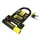 BICYCLE ANTITHEFT-U LOCK AUVRAY ALARM 90x210 GREY Ø. 14mm (KEY LOCK)WITH AUDIBLE ALARM