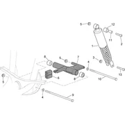 Suspension ar. - Bielle