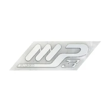 AUTOCOLLANT/STICKER/DECOR AILE ARRIERE  "MP3" GRIS CLAIR ORIGINE PIAGGIO 125-250-400 MP3  -653044-