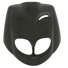 FRONT FAIRING FOR SCOOT PEUGEOT 50 TKR, TREKKER 2007> GLOSS BLACK- SELECTION P2R
