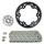 KIT CHAINE ADAPTABLE BMW 800 F R 2005>2014  525  20x47  (DIAM COURONNE 140/168/10.5)  (DEMULTIPLICATION ORIGINE)  -AFAM-
