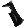 CARENAGE/TABLIER AV SCOOT ADAPTABLE MBK 50 OVETTO 2008>/YAMAHA 50 NEOS 2008> NOIR BRILLANT GAUCHE (INFERIEUR, PARE-BOUE)  -P2R-