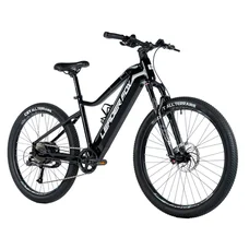 VELO ELECTRIQUE/VAE VTT 27,5 LEADER FOX ARIMO HOMME NOIR BRILLANT 9V MOTEUR ROUE AR BAFANG 36V 45Nm BATTERIE 20Ah (16'' - H42cm - TAILLE S - POUR ADULTE DE 158cm à 168cm)