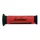REVETEMENT POIGNEE DOMINO MOTO ON ROAD A350 ROUGE/NOIR OPEN END 120mm (PAIRE)