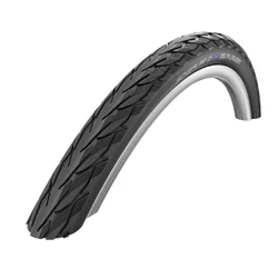TYRE FOR URBAN/TREKKING BIKE- 700 X 32 SCHWALBE DELTA CRUISER BLACK-RIGID-(32-622) REINFORCED - REFLECTIVE