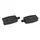 PEDAL FOR MOPED PEUGEOT 103/ MBK 40, 50 , 51/ SOLEX BLACK PLASTIC 14x125 TYPE ATOM (PAIR). -SELECTION P2R