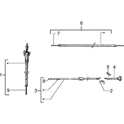 Transmissions frein ar.-Compteur kilom.-starter