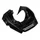 FRONT FAIRING FOR SCOOT MBK 50 STUNT/YAMAHA 50 SLIDER GLOSS BLACK (SPLASH GUARD)- SELECTION P2R