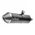 SILENCIEUX 50 A BOITE LEOVINCE X-FIGHT CARBONE POUR RIEJU 50 MRT, SM, PRO VENDU SANS LE COLLECTEUR (PASSAGE HAUT A DROITE) (REF 17003) (HOMOLOGUE CE)
