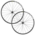 WHEELS SET FOR ROAD BIKE- 700 MAVIC AKSIUM DISC CENTERLOCK AXLE 12x142 + 12x100 BLACK - 11/10V Speed. SHIMANO - FRONT+REAR;
