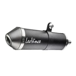 SILENCER FOR LEOVINCE X-FIGHT CARBON FOR BETA 50 RR EURO 5 2021> Sold without exhaust body ( TOP RIGHT MOUNTING) (REF 17005) (EEC APPROVED)