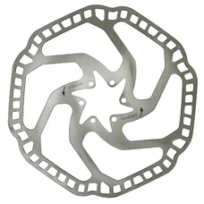 DISQUE DE FREIN VTT 6 TROUS NEWTON BRAKCO COMPATIBLE SHIMANO ET AUTRES 203mm ARGENT + 6 VIS (COMPATIBLE SUR-RON)