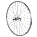 WHEEL FOR TREKKING BIKE- 700X35 REAR -ALUMINIUM - ALUMINIUM HUB- -QUICK RELEASE- Freewheel 7/6 Speed