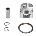 PISTON SCOOT ADAPTABLE PIAGGIO 50 ZIP S 4T 2018>, LIBERTY 3V 4T 2017>, VESPA PRIMAVERA 4T 2017> (3 SOUPAPES)  -P2R FONTE-
