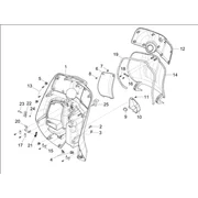 Coffre avant - Contre-tablier