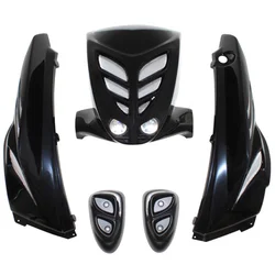 CARROSSERIE SCOOT BCD POUR MBK 50 STUNT/YAMAHA 50 SLIDER NOIR (AVEC P)