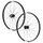 ROUES VTT 27,5" FIR GALAXIUM E.BIKE DISQUE 6 TROUS ALU NOIR CASSETTE SRAM XD 12V. AXE TRAVERSANT 15/110 ET 12/148 HAUTEUR/PROFIL 21 mm (PAIRE) - TUBELESS READY VAE