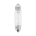 LIGHT BULB 12V  5W STANDART C5W FOOT SV 8.5-11X40 (TUBULAR) CLEAR (PARKING LIGHT) (SOLD PER UNIT)  -FLOSSER-