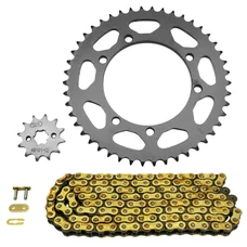 KIT CHAINE ADAPTABLE GILERA 50 GSM 2001>2003, 50 H@K 2001>2002, 50 ZULU 2001>2002  420  12X46  (DIAM COURONNE 100/115/8.25)  (DEMULTIPLICATION ORIGINE)   -AFAM-