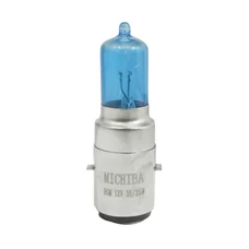 LIGHT BULB 12V 35/35W STANDART H6M -BA20D FOOT - XENON TYPE SUPER BLUE(HEADLIGHT) (SOLD PER UNIT)  -P2R- **