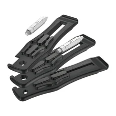 DEMONTE PNEU VELO WERA  BICYCLE AVEC EMBOUTS 4 EN 1 ET DEMONTE OBUS (SET 5 PIECES)  -MARQUE ALLEMANDE-