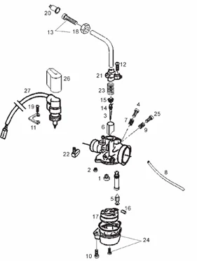 Carburateur - Composants