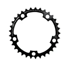 CHAINRING FOR ROAD BIKE- 5 Arms- 33T.Ø 110  -INNER- ALUMINIUM BLACK- 7075 TA ZEPHYR TYPE SHIMANO 9/10Speed.