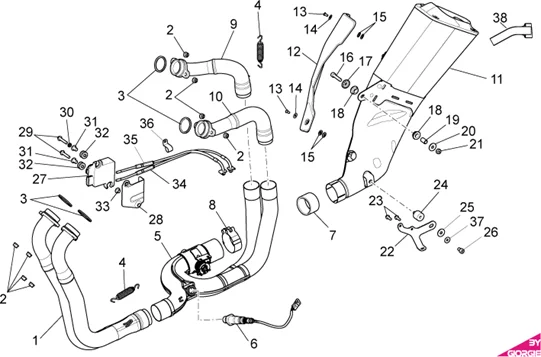 Pot d'échappement I