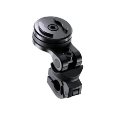 SUPPORT SMARTPHONE/TELEPHONE MOTO SP CONNECT VENDU A L'UNITE FIXATION TIGE DE RETROVISEUR NOIR INCLINABLE ET ORIENTABLE A 360° (DIAM 10, 12, 14, 16 mm)