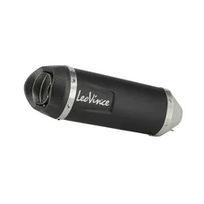 POT MOTO LEOVINCE LV ONE EVO BLACK EDITION ACIER INOX POUR YAMAHA 700 MT-07 2021>2023 (COUPELLE CARBONE) (AVEC CATALYSEUR) (HOMOLOGUE CE)  -REF 14360EBK-