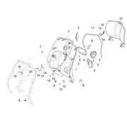 Coffre avant - Contre-tablier