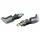 TURN SIGNAL (UNIVERSAL) REPLAY "SHAPE" TRANSPARENT/BLACK 13 LEDS ORANGE -CEE APPROVED- (L 75mm / H 28mm / Wd 49mm) (PAIR)