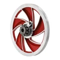 POULIE CYCLO ADAPTABLE PEUGEOT MBK 51 / 103 SP, MVL ALU ELLIPSE ROUGE AVEC PIGNON 11 DTS  -SELECTION P2R-