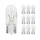 AMPOULE/LAMPE STANDARD 12V  3W CULOT W2,1x9,5d  NORME W3W T10  WEDGE BLANC (COMPTEUR ET CLIGNOTANTS)  (BOITE DE 10)  -FLOSSER-