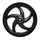 JANTE/ROUE AVANT COMPLETE ORIGINE PIAGGIO DERBI BOULEVARD 2012>2014 NOIRE  -646686200C -