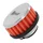 AIR FILTER REPLAY R BOX FD CHROME/RED STRAIGHT FIXING Ø 35/28