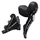 FREIN A DISQUE ROUTE HYDRAULIQUE SHIMANO 105 ARRIERE 11V. R7020 DOUBLE NOIR (LEVIER/MANETTE AVEC ETRIER BR-R7070+DURITE ASSEMBLE 1700mm)