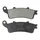 BRAKE PADS -POLINI FOR HONDA 250 FORESIGHT, 400-600 SILVER WING, 400-600 SW-T, 125 PANTHEON / PEUGEOT 250 SV  (L 114.9mm - H 41mm - thk9.5mm)  (174.0023)  (ORIGINAL)
