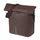 SHOULDER BAG FOR BICYCLE (or rear single bag) -  BASIL CITY SHOPPER VEGAN brown imitation leather LEFT/RIGHT 14/16Lt  - HOOKS ON CARRIER - WATERPROOF FOLDING CLOSING- REFLECTIVE.