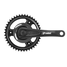 PEDALIER CITY MANIVELLES ALU 170mm PLATEAU 42D. (DISQUE CENTRALE 93 mm PLASTIQUE NOIR) CHAINE 2.38 (3/32")  -SELECTION P2R-