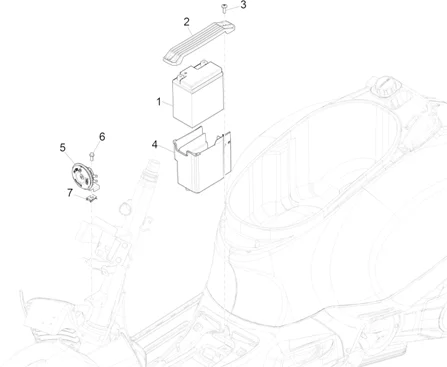 Relais - Batterie - Avertisseur sonore