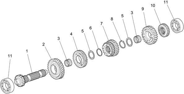 ARBRE PRIMAIRE BOITE DE VITESSES