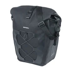 SINGLE BAG FOR BICYCLE-REAR- BASIL NAVIGATOR TOURING - WATERPRROF 25-31Lt  HOOKS ON SYSTEM ON CARRIER (32x15x37cm) With handle and shoulder strap